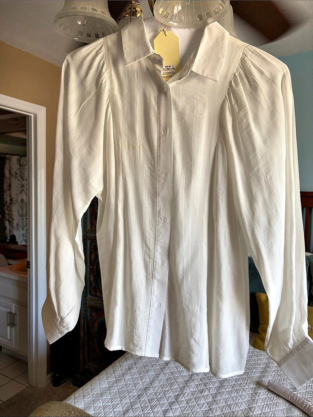 Women's White Button-Down Shirt NEW